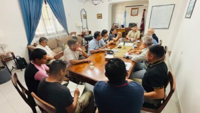 El encuentro entre el intendente y el área de Epidemiología.