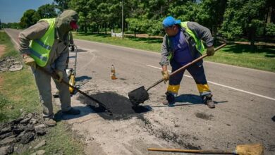 Obras Públicas de Tartagal avanza con el bacheo de la Ruta 34