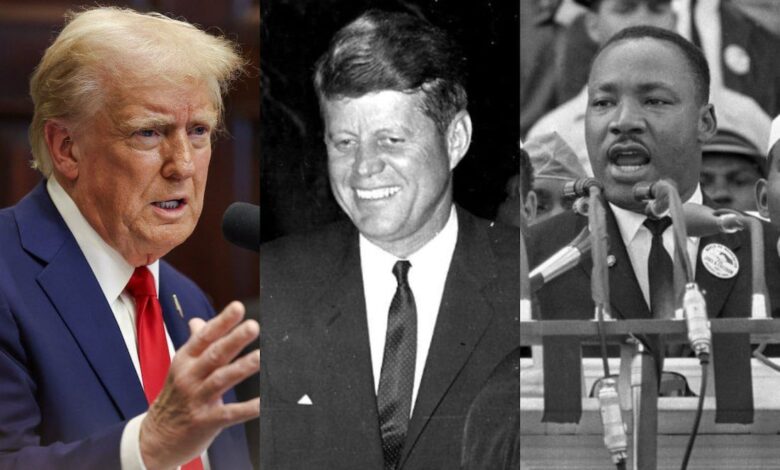 Trump desclasifica archivos sobre asesinatos de Kennedy y King