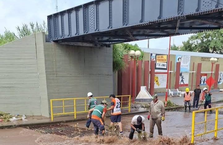 Metán intensifica tareas de asistencias por el temporal de lluvias