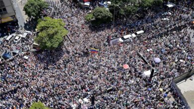 La movilización opositora en Venezuela. Foto: Reuters