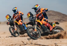 Kevin y Luciano Benavidez a un día del Rally Dakar.