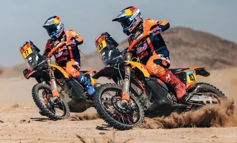 Kevin y Luciano Benavidez a un día del Rally Dakar.