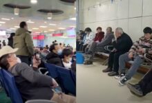 Imágenes de los hospitales de China ante el brote de metapneumovirus humano (TikTok/GanJing)