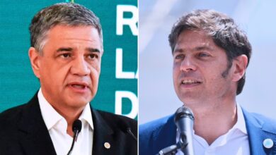 Axel Kicillof y Jorge Macri.