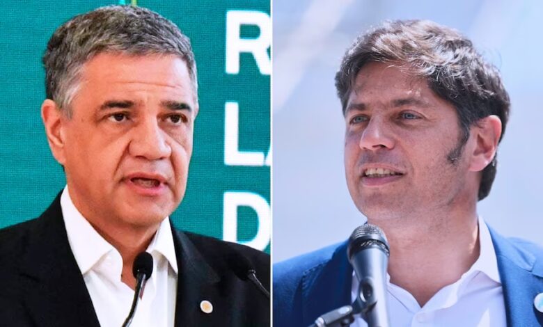 Axel Kicillof y Jorge Macri.