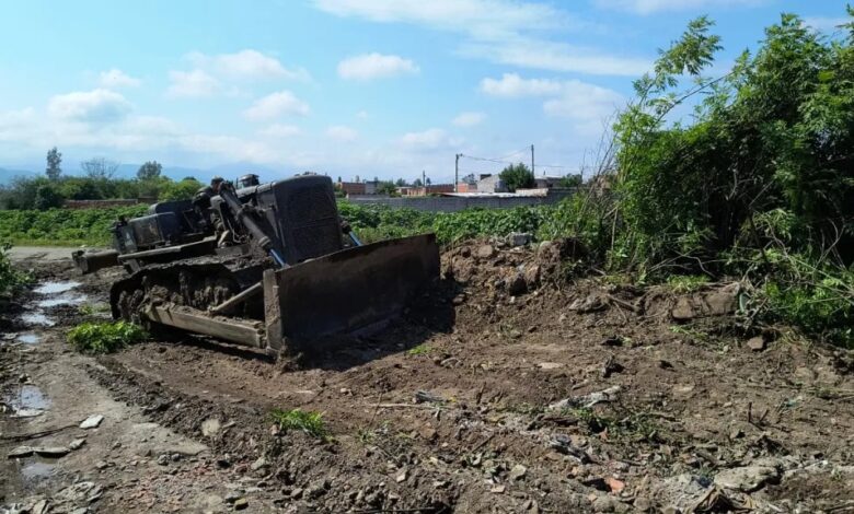 Se efectuó la limpieza del acceso al canal pluvial Velarde