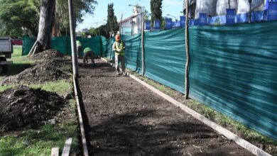 El municipio inició obras de recuperación en el parque 20 de Febrero