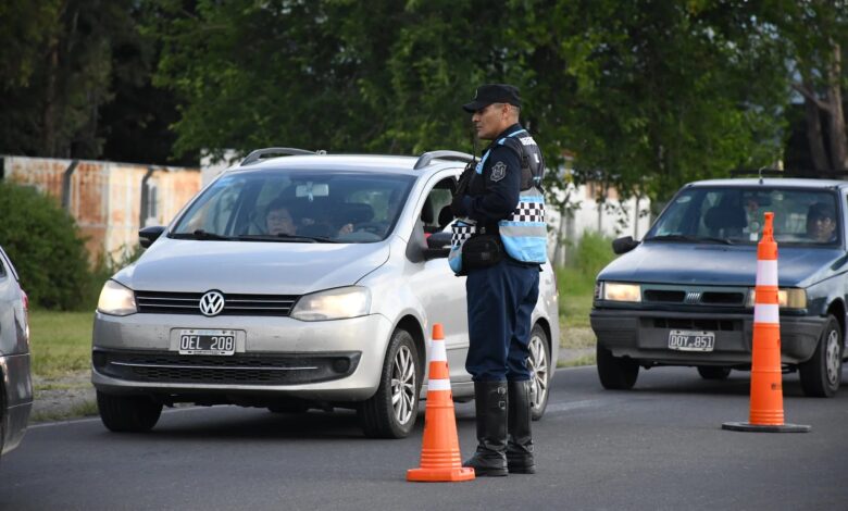 Controles de tránsito en Salta.