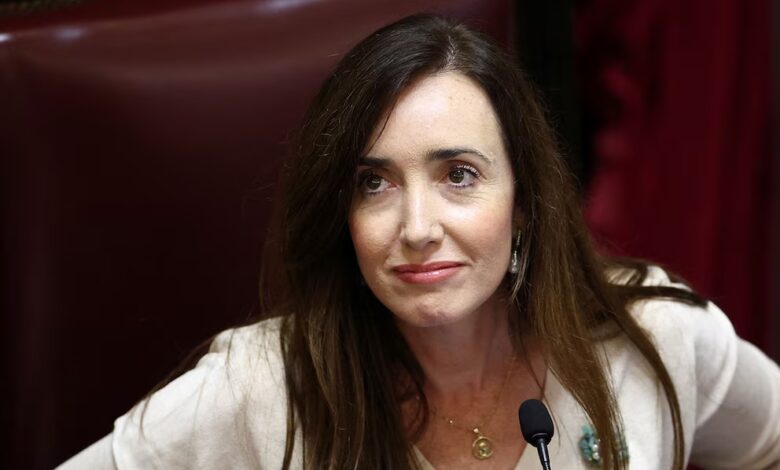 La vicepresidente Victoria Villarruel.