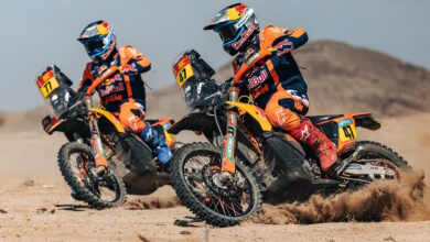 Kevin y Luciano Benavidez a un día del Rally Dakar.