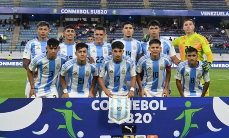 Victoria de Argentina contra Uruguay en el sudamericano sub-20