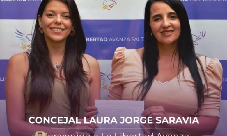 La concejal Laura Jorge Saravia anunció, a través de sus redes sociales, su decisión de dejar la Unión Cívica Radical (UCR) para sumarse a las filas de La Libertad Avanza.