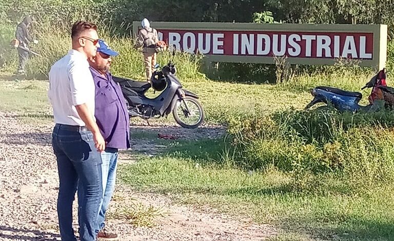 La Municipalidad de Güemes inició un plan de mantenimiento y control de malezas, enredaderas y vegetación en los espacios verdes del Parque Industrial de la localidad. Foto: Municipalidad de Gral. Güemes