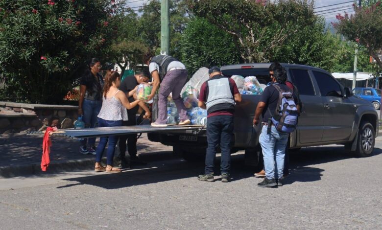 La Municipalidad de Campo Quijano asistió a familias afectadas en la Quebrada del Toro. Foto: Municipalidad de Salta