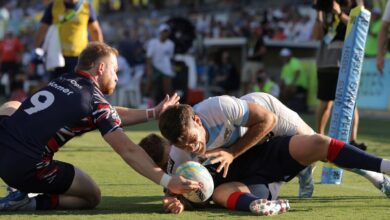 Los Pumas 7s aseguran su lugar en los cuartos de final del Seven de Vancouver tras vencer a Gran Bretaña