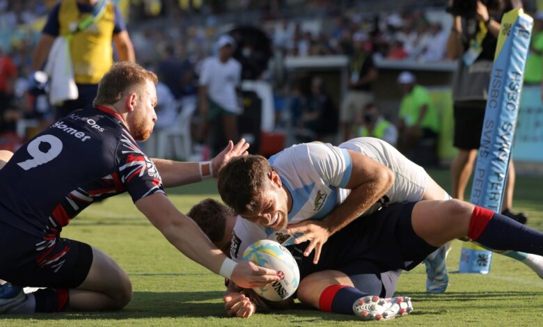 Los Pumas 7s aseguran su lugar en los cuartos de final del Seven de Vancouver tras vencer a Gran Bretaña