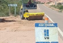 Los trabajos en la ruta.