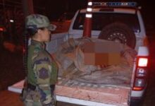 La Policía Rural y Ambiental secuestró 530 kilos de carne vacuna y porcina en operativos realizados en Rosario de la Frontera y General Enrique Mosconi. Foto: Policía de Salta