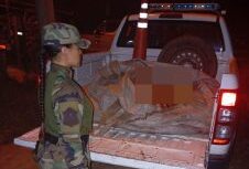 La Policía Rural y Ambiental secuestró 530 kilos de carne vacuna y porcina en operativos realizados en Rosario de la Frontera y General Enrique Mosconi. Foto: Policía de Salta