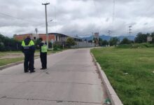 Corte de tránsito en Av. Contrera por obras de reparación. Foto: Municipalidad de Salta