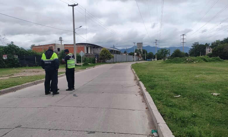 Corte de tránsito en Av. Contrera por obras de reparación. Foto: Municipalidad de Salta