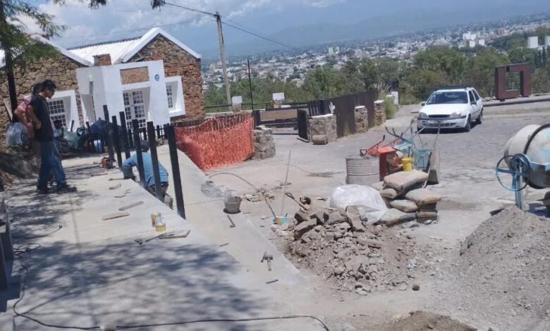 La nueva caminera conectará el mirador con la calle Joaquín Durand y contará con medidas de seguridad. Foto: Municipalidad de Salta