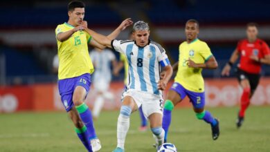 Argentina sub-20 contra Brasil con un final electrizante