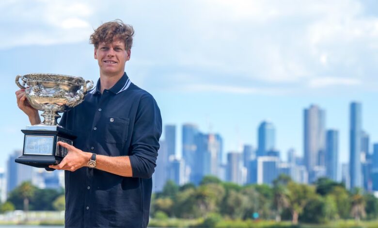 El tenista italiano Jannik Sinner es el número 1 del ranking ATP (Foto: AP/Mark Baker)