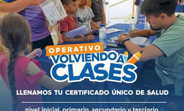 El operativo "Volviendo a Clases" se llevará a cabo en el CIC del barrio Constitución