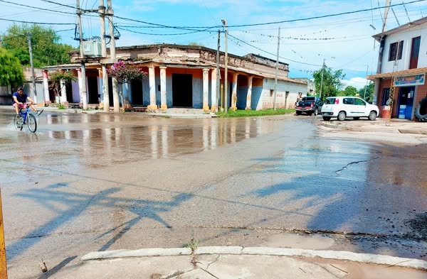 La calle San Martín, afectada regularmente por anegamientos, presentó una notable mejoría. Foto: Municipalidad de La Merced