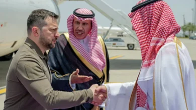 Zelensky busca apoyo en Arabia Saudita para una tregua aérea y naval con Rusia