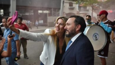 Alberto Castillo y Alba Quintar.