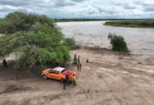 Relevamiento de Defensa Civil de zonas de riesgo en Santa Victoria Este. Foto: Gobierno de Salta