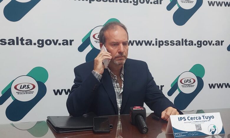 Emilio Savoy, interventor del IPS. Foto: NDS