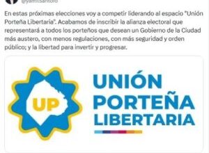 El PJ porteño impugna ante la Justicia el logo de la nueva alianza Unión Porteña Libertaria