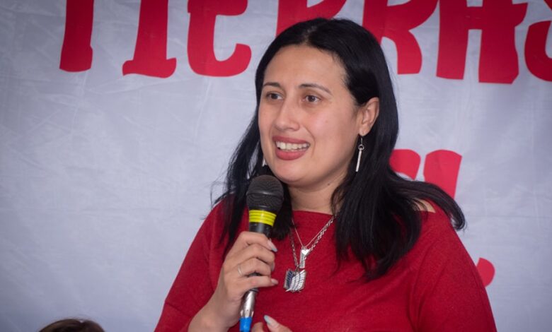 La intendenta Ana Guerrero denunció una agresión en redes sociales a través de un video divulgado en un grupo del consejo vecinal. Foto: RR SS