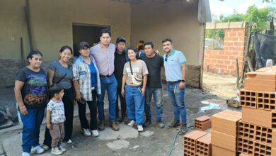 El intendente Franco Hernández Berni, junto a la nueva comisión del barrio San Antonio, dio inicio a la reconstrucción y ampliación del Centro Vecinal.