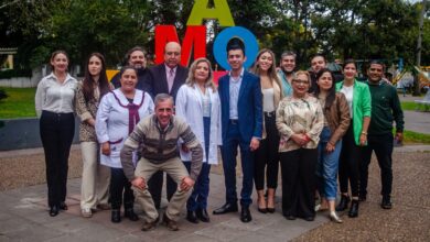 Los candidatos del frente Primero Metán.
