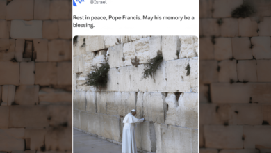 Israel publica y luego elimina condolencias por la muerte del Papa Francisco
