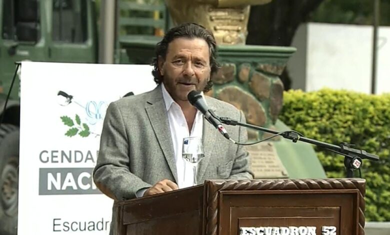 El gobernador, Gustavo Sáenz.