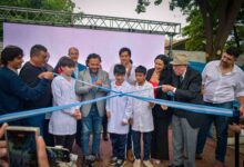 El gobernador Gustavo Sáenz y el intendente Franco Hernández Berni inauguraron obras de urbanización integral en Tartagal.