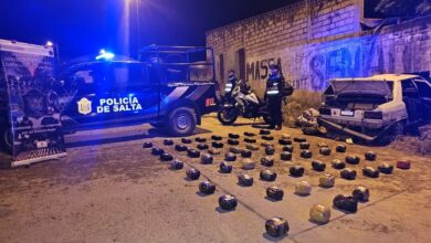 El cargamento secuestrado.
