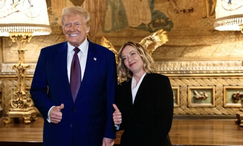 Trump y Meloni se reúnen en la Casa Blanca para discutir aranceles y la guerra en Ucrania.