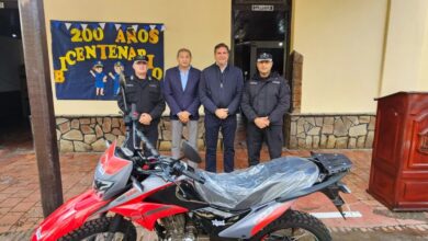 La motocicleta entregada.