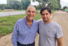 Franco Hernández Berni junto a Jorge Restom.