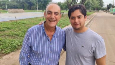 Franco Hernández Berni junto a Jorge Restom.