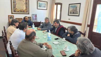 El intendente José María Issa, recibió al ministro de Producción y Desarrollo Sustentable de la provincia, Martín de los Ríos. Foto: Municipalidad de Metán