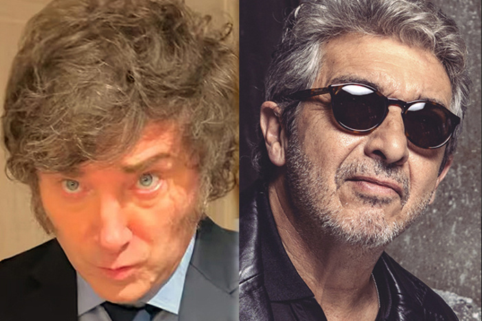 Milei responde con dureza a los dichos de Ricardo Darín y suma otro conflicto público. Foto: Página 12