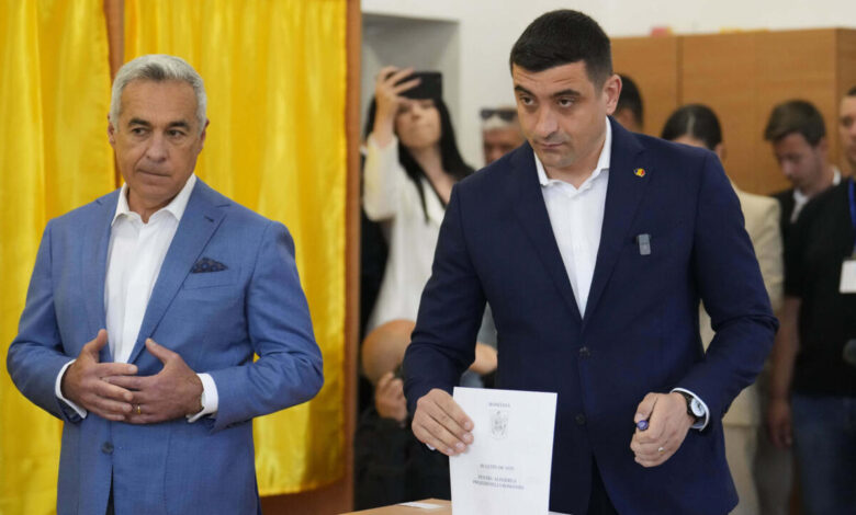 George Simion lidera la primera vuelta presidencial en Rumanía